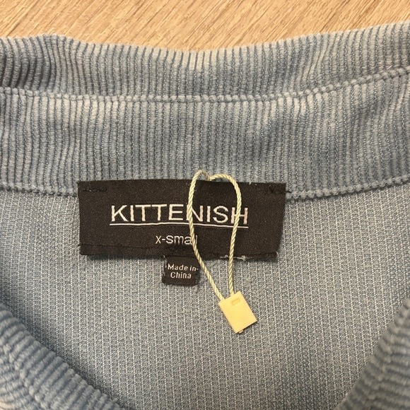 Kittenish Blue Button Down Shirt - Picture 2 of 4